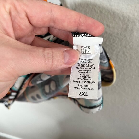 LuLaRoe Jack Skellington Nightmare Before Christmas T-Shirt 2XL - Picture 5 of 7